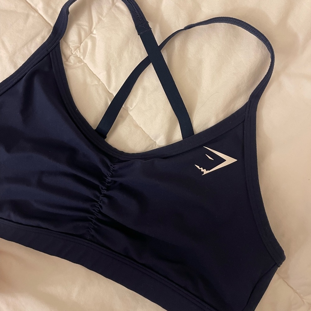 Gymshark navy sports bra